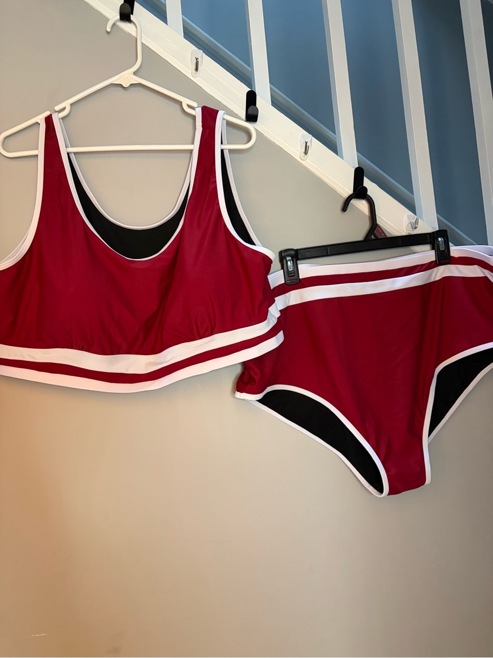 0147: Women's High Waisted Bikini Sets Sporty Two Piece Swimsuit